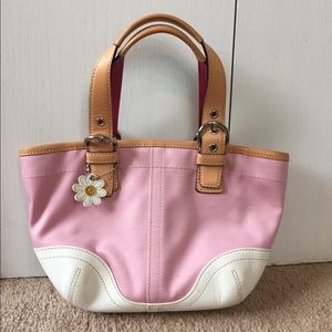 Coach Pink Daisy Purse